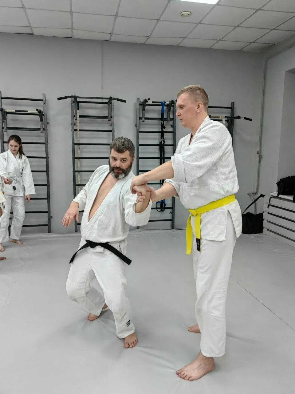 Тренировка на площади Калинина