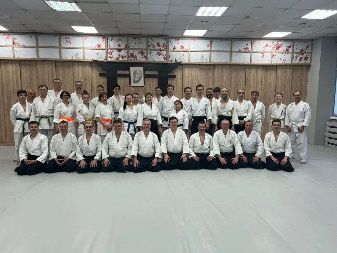 Тренировка на площади Калинина